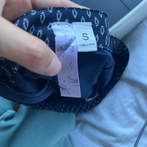 Ayla Navy Polka Dot Romper - Picture 6 of 6